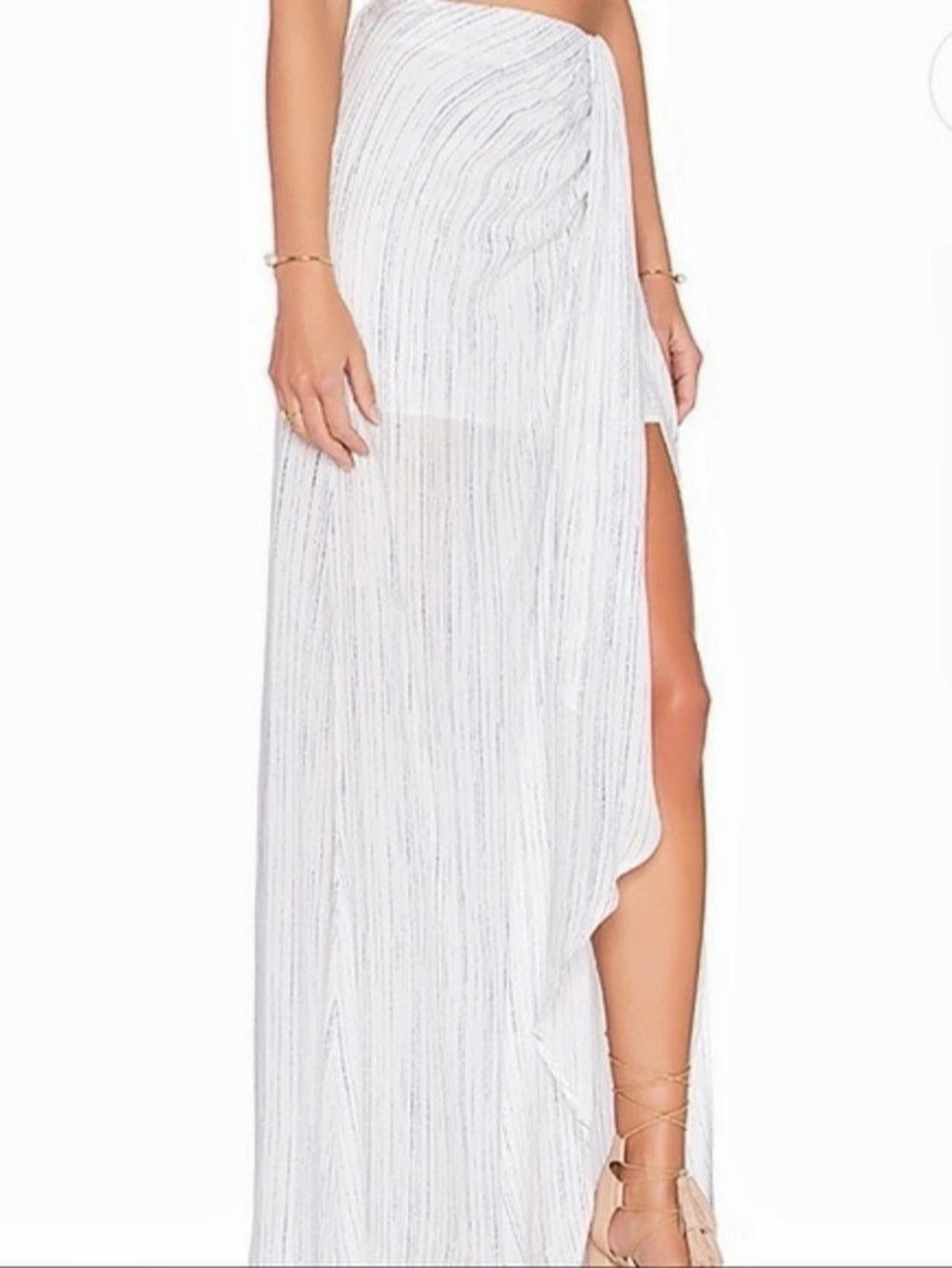 The Jetset Diaries Iris White Maxi Skirt